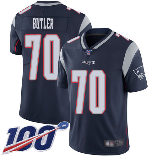 New England Patriots Football #70 Vapor Untouchable 100th Season Limited Navy Blue Men Adam Butler Home NFL Jersey->youth nfl jersey->Youth Jersey